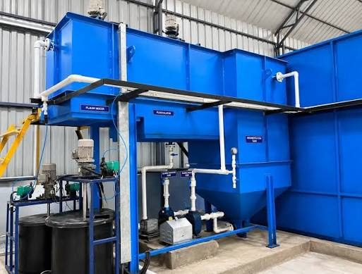 Sewage treatment plant (STP) skid installation