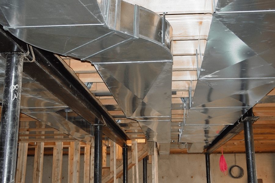 HVAC ductwork installation