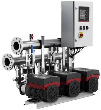 Multi-stage pump skid, product view